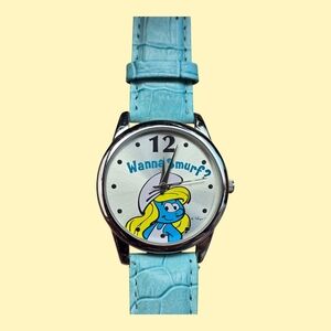 Vintage 2008 Smurfette “Wanna Smurf?” Watch